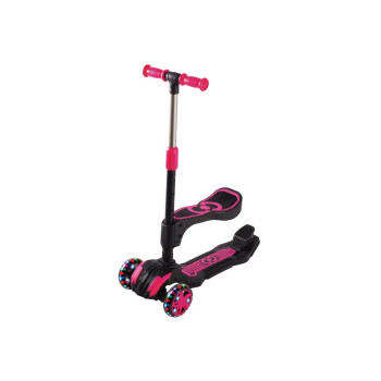 COMBO PEMBE OTURAKLI 3 TEKER IŞIKLI SCOOTER COMBO PEMBE OTURAKLI 3 TEKER IŞIKLI SCOOTER