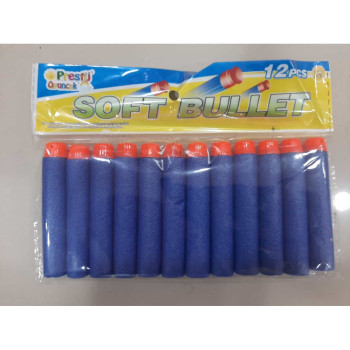 PVC'DE 12'Lİ NERF MERMİSİ PVC'DE 12'Lİ NERF MERMİSİ