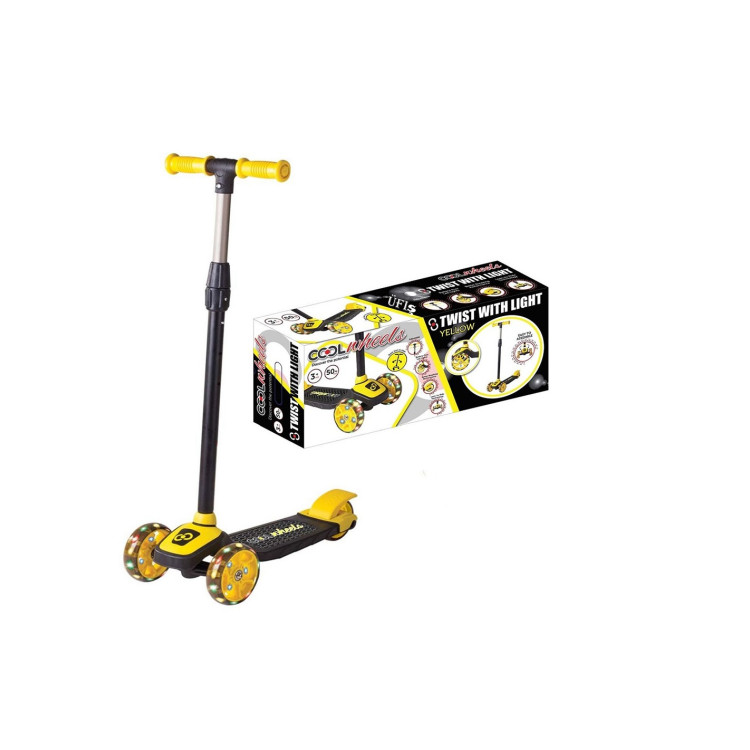 3+ SARI 3 TEKER IŞIKLI TWİST SCOOTER