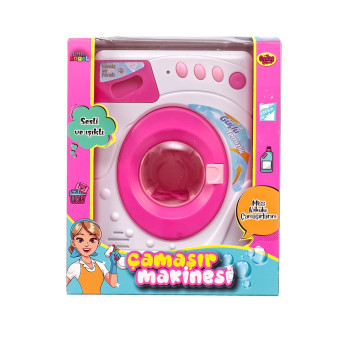 KUT.PİLLİ SESLİ IŞIKLI ÇAMAŞIR MAKİNASI 20CM*13CM KUT.PİLLİ SESLİ IŞIKLI ÇAMAŞIR MAKİNASI 20CM*13CM