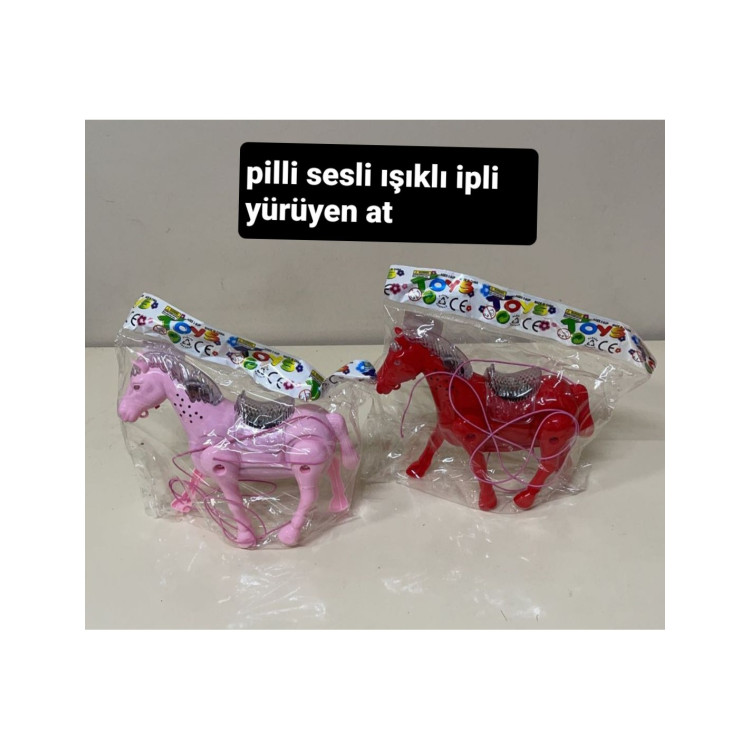 PVCDE PİLLİ SESLİ YÜRÜYEN IŞIKLI AT