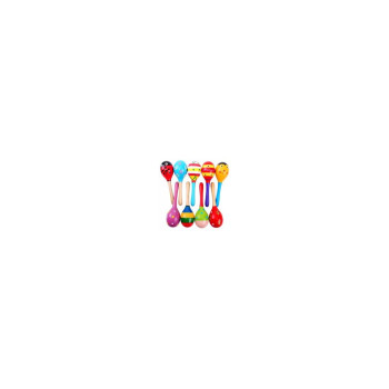 PVC'DE AHŞAP MARAKAS RENKLİ 20CM PVC'DE AHŞAP MARAKAS RENKLİ 20CM