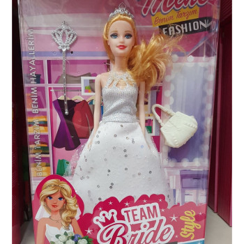 KUT.GELİN BARBİE BEBEK 28CM KUT.GELİN BARBİE BEBEK 28CM