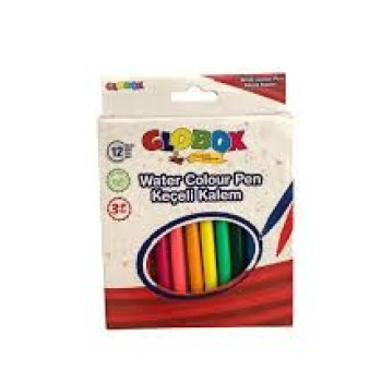 GLOBOX 1525 KEÇELİ KALEM 12 RENK