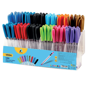 ADEL VEGA TÜKENMEZ KALEM 144 LÜ STAND ADEL VEGA TÜKENMEZ KALEM 144 LÜ STAND