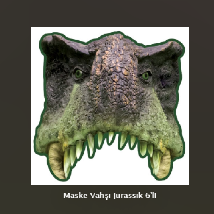 Maske Vahşi Jurassik 6'lI