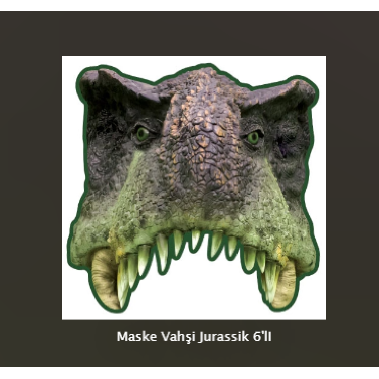 Maske Vahşi Jurassik 6'lI