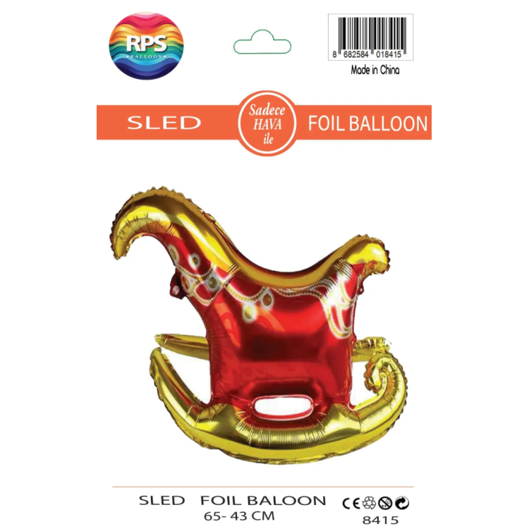 Kızak Folyo Balon 8415 65x43CM