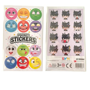 SEVEN 1635 POCKET STİCKER 36'LI #2