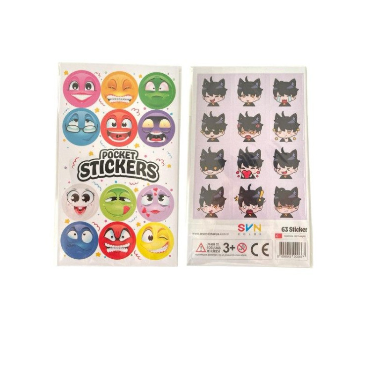 SEVEN 1635 POCKET STİCKER 36'LI