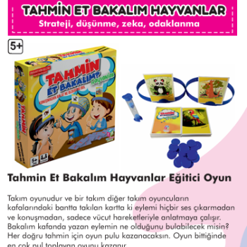 TAHMİN ET BAKALIM - HAYVANLAR TAHMİN ET BAKALIM - HAYVANLAR