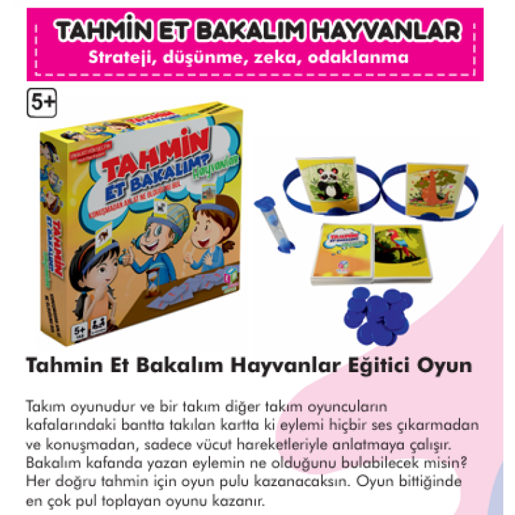 TAHMİN ET BAKALIM - HAYVANLAR
