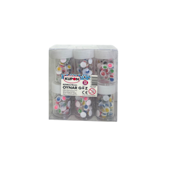 KUPON KOG-307 OYNAR GÖZ RENKLİ 8MM 12'Lİ KUPON KOG-307 OYNAR GÖZ RENKLİ 8MM 12'Lİ