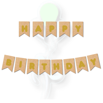 Banner Kraft-Altın Happy Bırthday Banner Kraft-Altın Happy Bırthday
