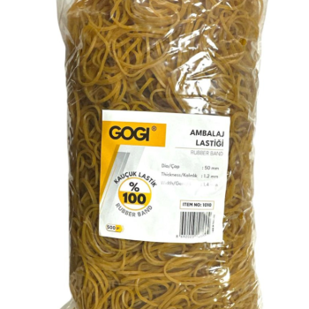 GOGİ 1010 KAUÇUK 50MM AMBALAJ LASTİĞİ 500GR PARA GOGİ 1010 KAUÇUK 50MM AMBALAJ LASTİĞİ 500GR PARA