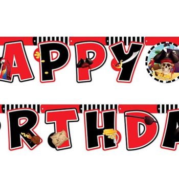 Banner Happy Bırthday Korsan Banner Happy Bırthday Korsan