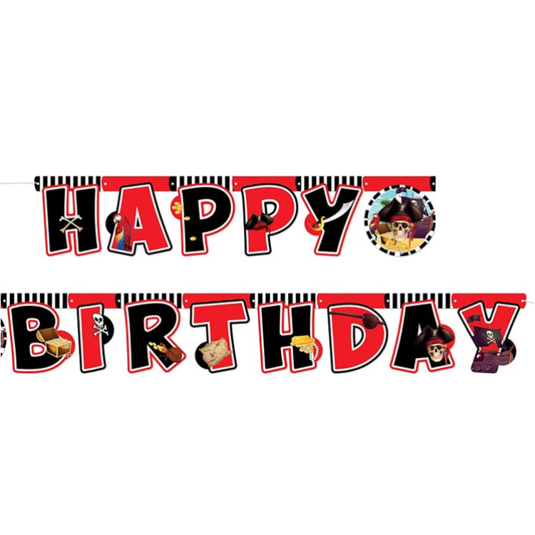 Banner Happy Bırthday Korsan