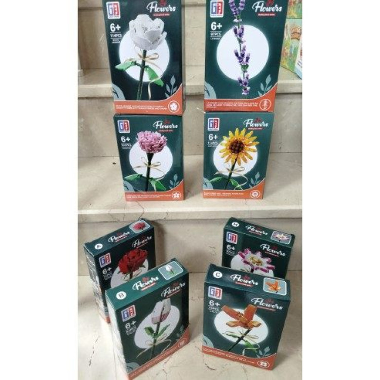 STAND DA KUT.TEKLİ ÇİÇEK LEGO