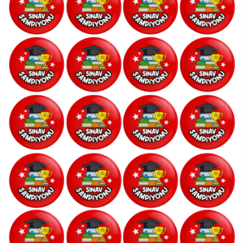 MOTİVASYON ROZETİ SINAV ŞAMPİYONU 20Lİ -M06 MOTİVASYON ROZETİ SINAV ŞAMPİYONU 20Lİ -M06