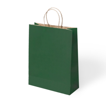 25x12x31 Büküm Saplı Poşet -Yeşil- 25x12x31 Büküm Saplı Poşet -Yeşil-