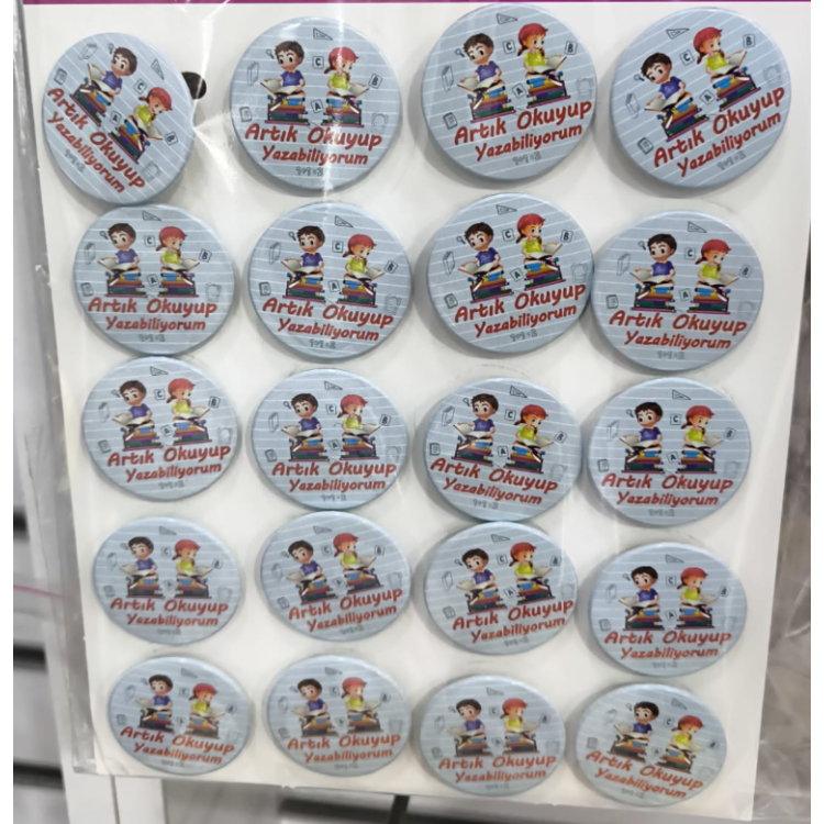 MOTİVASYON ROZET ARTIK OKUYUP YAZABİLİYORUM 20Lİ -M06
