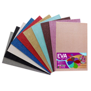 50x70 Eva Tabaka 10lu -Simli Karışık-