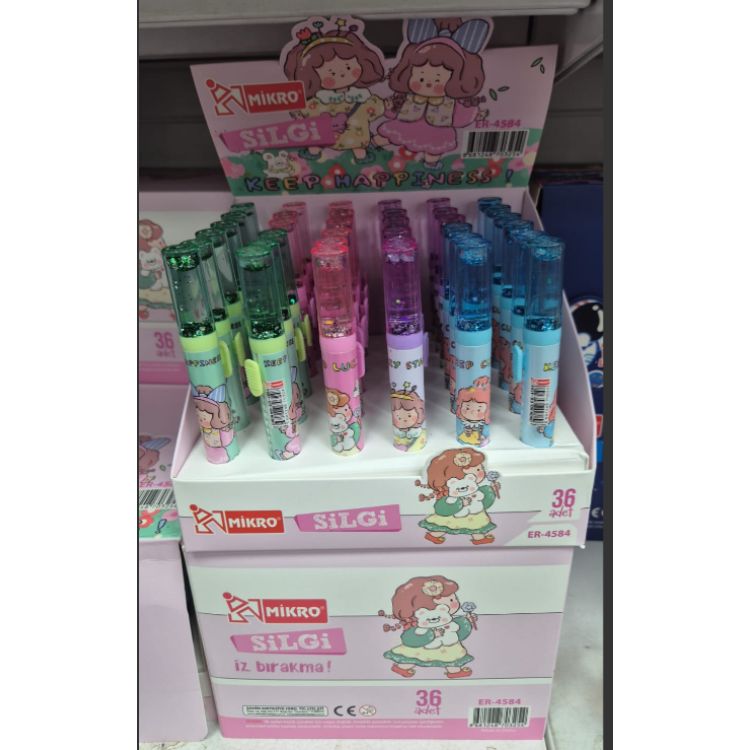 MİKRO ER-4584 HAPPİNES SİLGİ 36LI