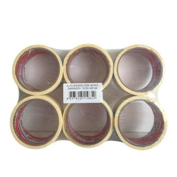ALFA AB124 MASKELEME BANTI 24MMX20YDS 12'Lİ *144 ALFA AB124 MASKELEME BANTI 24MMX20YDS 12'Lİ *144