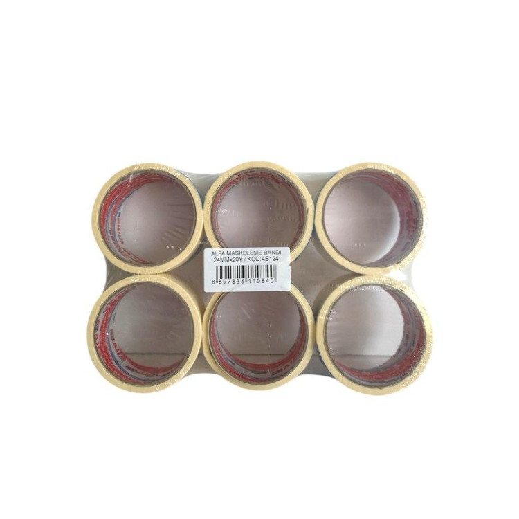 ALFA AB124 MASKELEME BANTI 24MMX20YDS 12'Lİ *144
