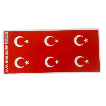 SVN-807 6'LI BAYRAK STİCKER 20'Lİ PAKET *23nisan SVN-807 6'LI BAYRAK STİCKER 20'Lİ PAKET *23nisan