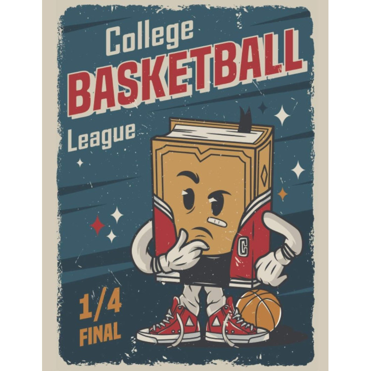 SEVEN SVN-450 RUNOTE RETRO ÇİZGİLİ DEFTER BASKETBOL