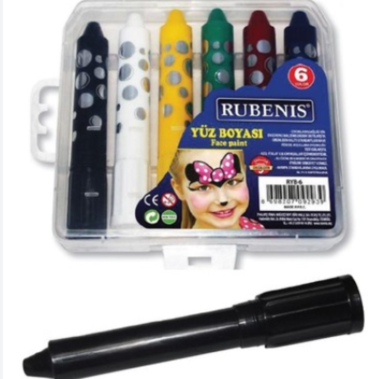 RUBENİS YÜZ BOYAMA 6 RENK