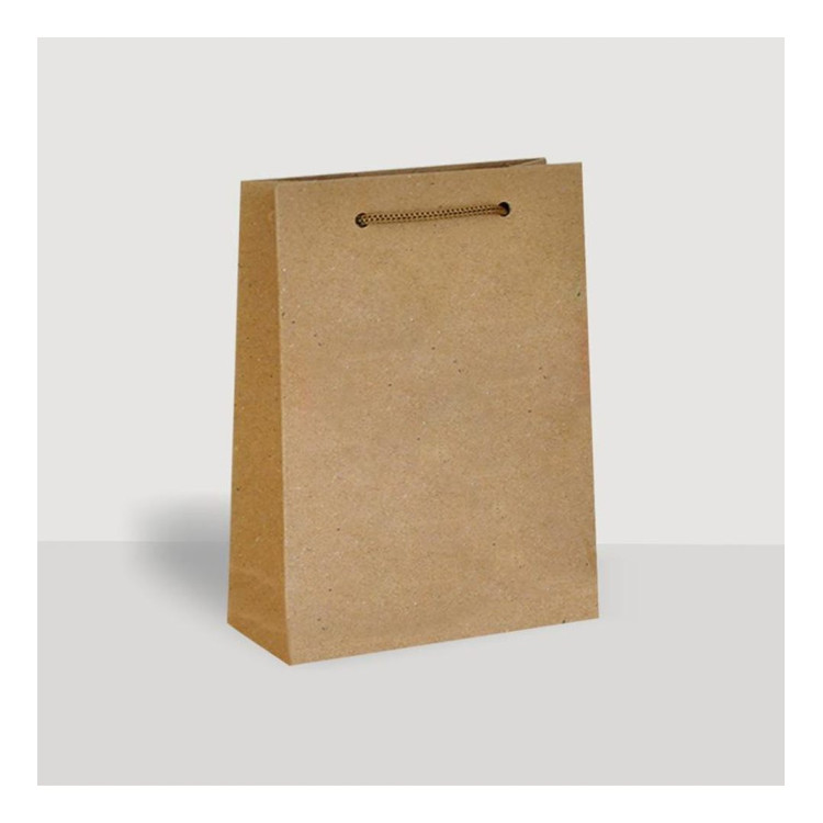 11x16x5 Karton Çanta -Natürel Kraft-