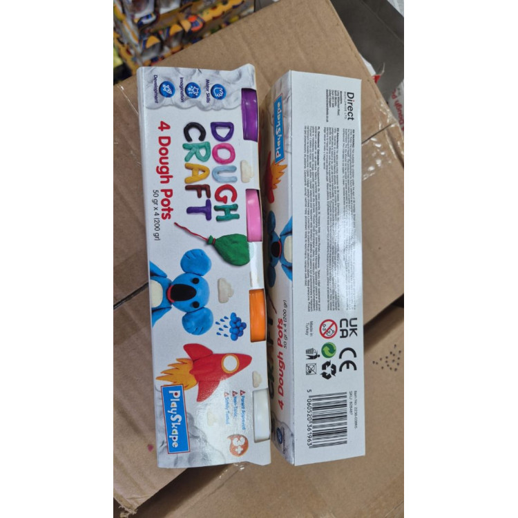 DOUGH CRAFT 361963 OYUN HAMURU 50GRX4 RENK 200GR