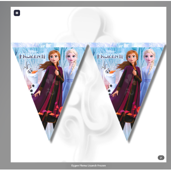 Üçgen Flema Lisanslı Frozen Üçgen Flema Lisanslı Frozen
