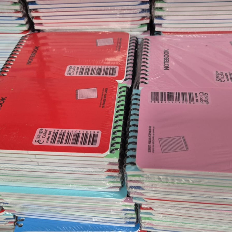 SİNGLE COLOR 9X13 PP NOT DEFTERİ 50YP 24LÜ
