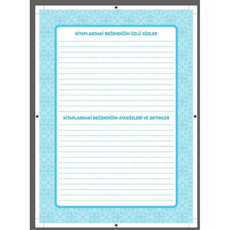 ÖZET DEFTERİ 17X24 (BOX12) -A05