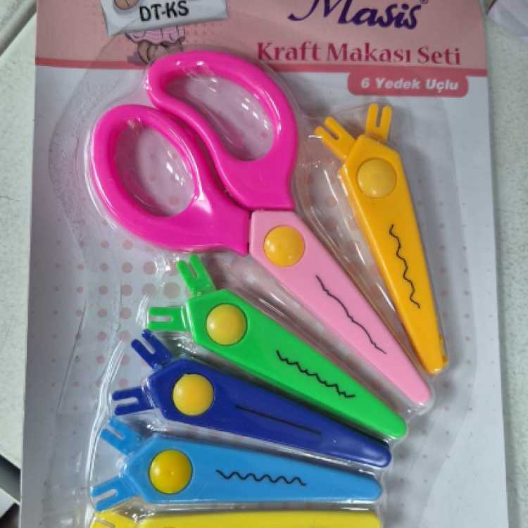 MASİS DT-KS 6 YEDE UÇLU KRAF ŞEKİLLİ KESME MAKAS SETİ MASİS DT-KS 6 YEDE UÇLU KRAF ŞEKİLLİ KESME MAKAS SETİ