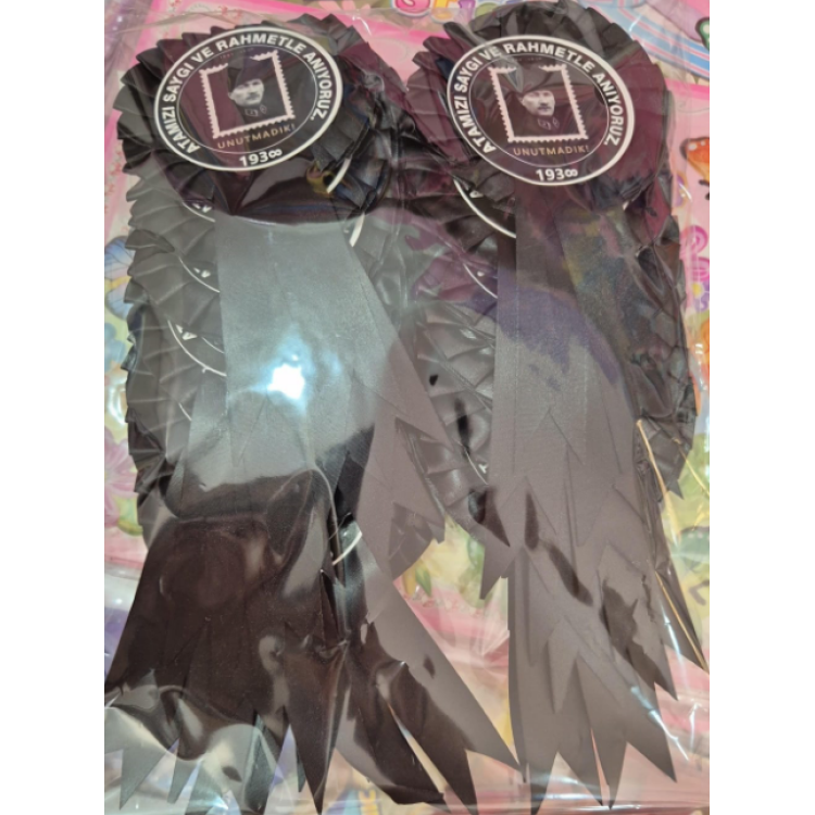 KOKART ATAMIZI SAYGI VE RAHMETLE ANIYORUZ SİYAH  (BOX25)