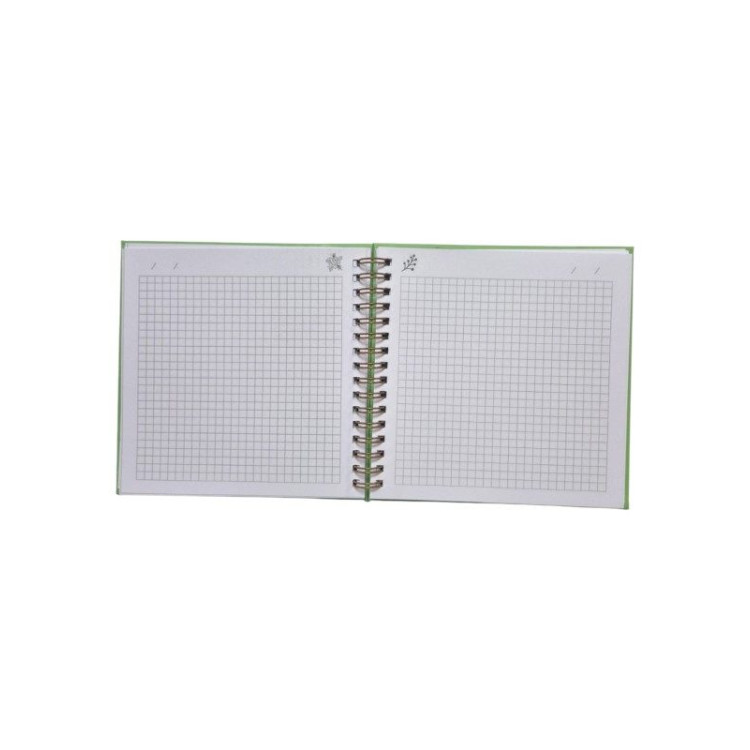 SEVEN SVN-457 03-01 RUNOTE 15X15 KARELİ DEFTER YEŞİL 80 yp