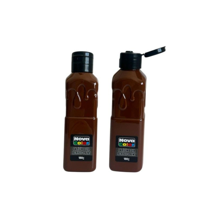 NOVA COLOR NC-1007 AKRİLİK BOYA 180 GR KAHVE