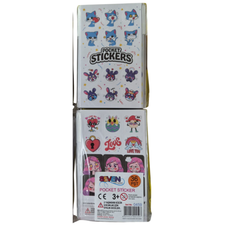 SEVEN 0459 POCKET STİCKER 36'LI