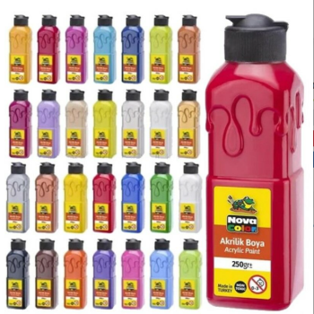 NOVACOLOR NC3014 AKRİLİK BOYA 250GR BEYAZ NOVACOLOR NC3014 AKRİLİK BOYA 250GR BEYAZ