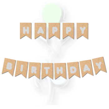 Banner Kraft-Gümüş Happy Bırthday Banner Kraft-Gümüş Happy Bırthday