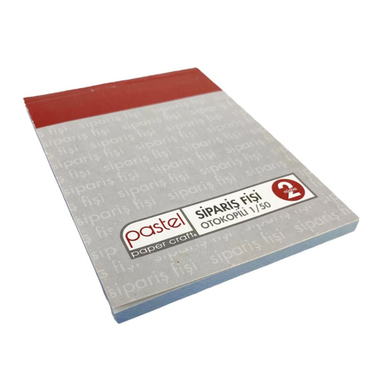 PASTEL 1/50 OTOKOPİLİ SİPARİŞ FİŞİ 2N  12Lİ