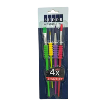 SÜDOR FIRÇA SET 4 'LÜ SİLİKON SAP SFSET38 SÜDOR FIRÇA SET 4 'LÜ SİLİKON SAP SFSET38