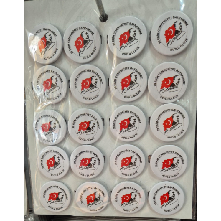 ROZET 29 EKİM CUMHURİYET BAYRAMINIZ KUTLU OLSUN (BOX20)