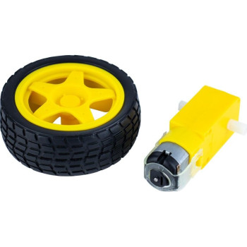 Çift Eksenli Dişli Motor + Tekerlek Çift Eksenli Dişli Motor + Tekerlek