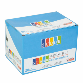 SÜDOR SY-02 SİLİKON YAPIŞTIRICI 60ML 24'LÜ SÜDOR SY-02 SİLİKON YAPIŞTIRICI 60ML 24'LÜ