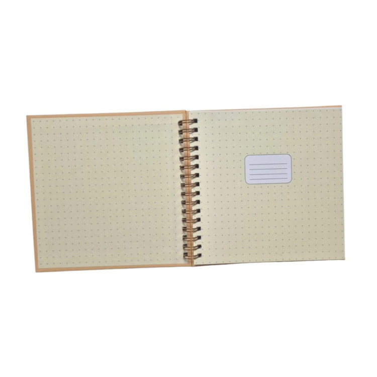 SEVEN SVN-457 RUNOTE 15X15 KARELİ DEFTER BEJ